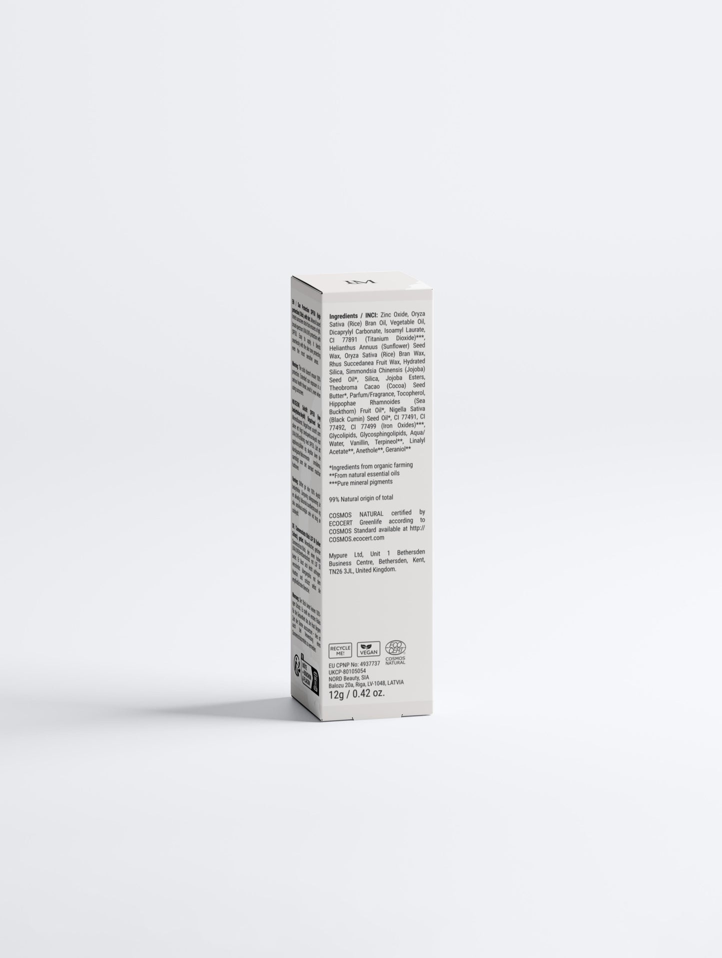 Protección solar en barra SPF50, con tinte