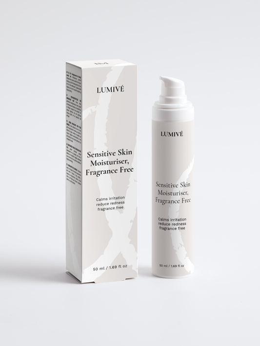 Hidratante para piel sensible, sin fragancia